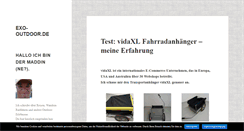 Desktop Screenshot of exo-outdoor.de