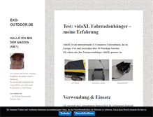 Tablet Screenshot of exo-outdoor.de
